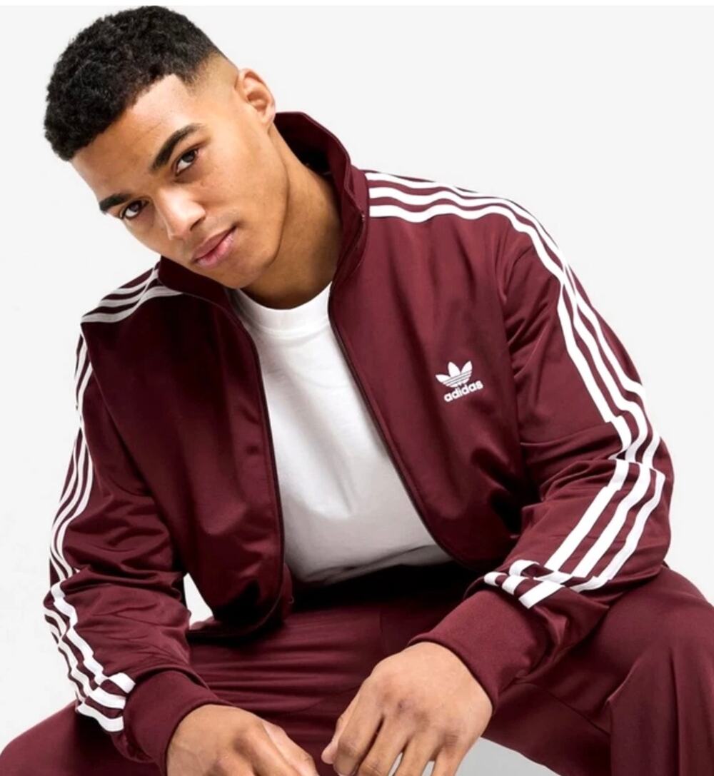 NEW ADIDAS ORIGINALS Firebird Men's Small Maroon IN4683 / IN4678